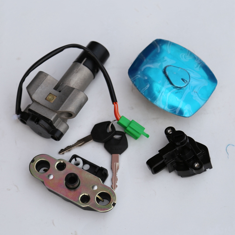 Applicable country three diamond leopard HJ125K-A 2A 3A set lock electronic door lock cushion power lock Ignition switch Fuel tank cap