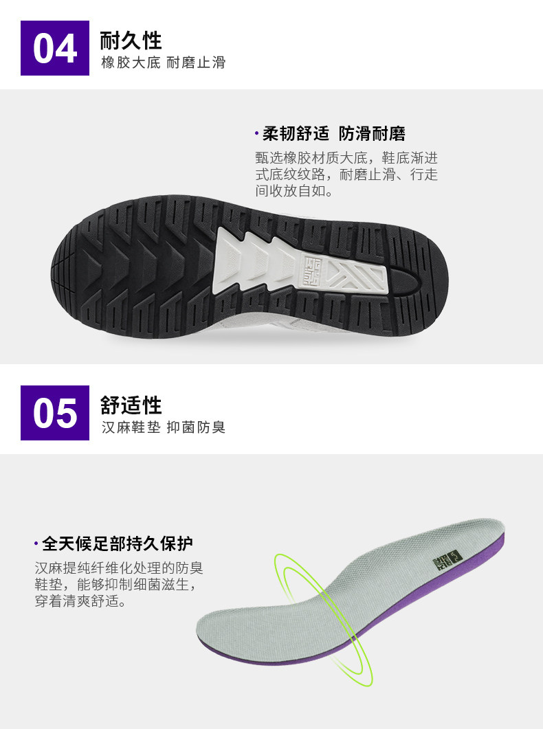 必迈 Park5 Premium 牛皮鞋面 男女复古休闲运动鞋 图5