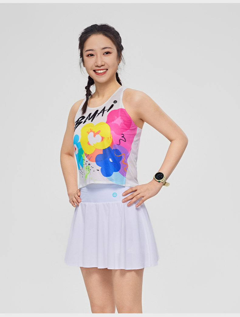 Летняя спортивная дышащая мини-юбка, быстросохнущее теннисное дорожное защитное белье, плиссированная юбка, для бега 