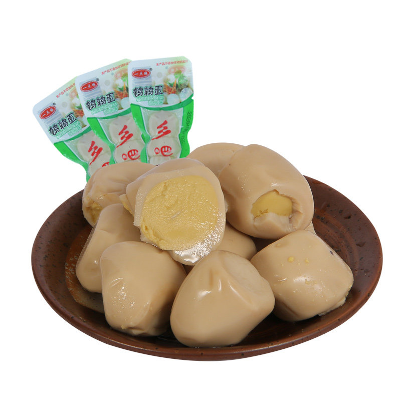 Pickled pepper braised quail eggs Quail eggs Non-hillbilly Pickled pepper quail eggs spicy snacks 20 bags 80 pieces