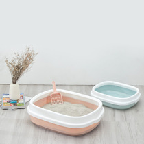 Cat Litter Basin Open Cat Toilet Cat Cage With Small Size Young Cat Basin Portable Large Anti Splash Kitty Supplies Cat Litter Basin