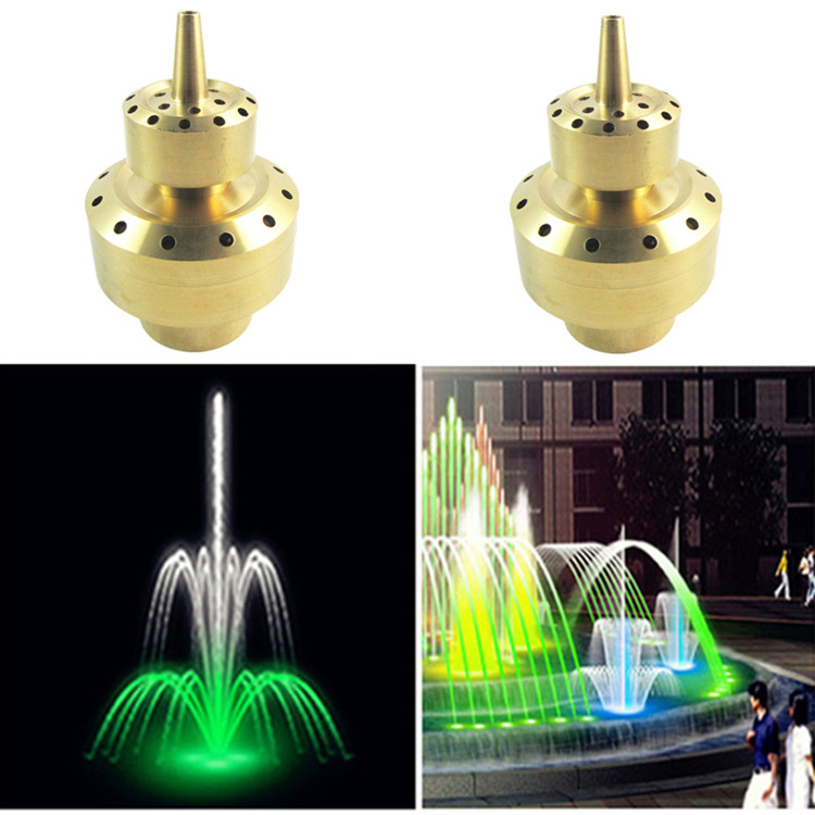 4 minutes 6 minutes 1 inch double layer flower column all copper sprinkler rocker pool water landscape fountain stainless steel sprinkler