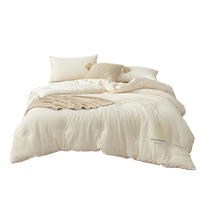 Boyang 50% soy fiber spring and autumn quilt thickened washed cotton double autumn and winter quilt core 100% cotton winter quilt