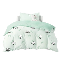 Kindergarten quilt three-piece bedding six piece babys special bed for the park pure cotton cover four childrens nap