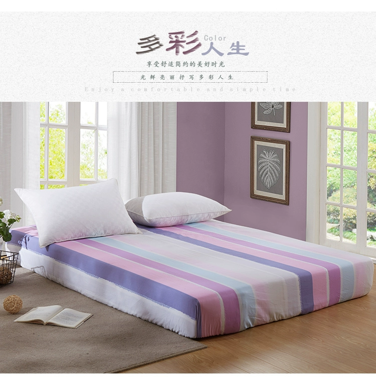 Bo Yang giường dệt bông Li mảnh tập hợp bốn mùa bông bedspread Simmons nắp bảo vệ bụi che chống trượt 1.8m - Trang bị Covers
