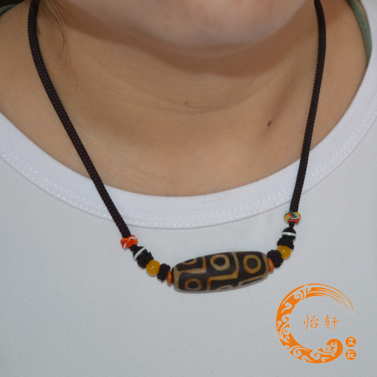 超珍品激レア！‼︎ 老礦石　佛目龍六眼天珠 超激レア珍品‼︎ 赤龍紋 龍六眼天珠 マニア向け ふれ