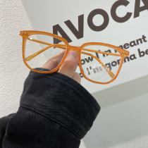 Korean fashion big frame presbyopia glasses female HD elegant young anti-radiation anti-blue color changing age glasses