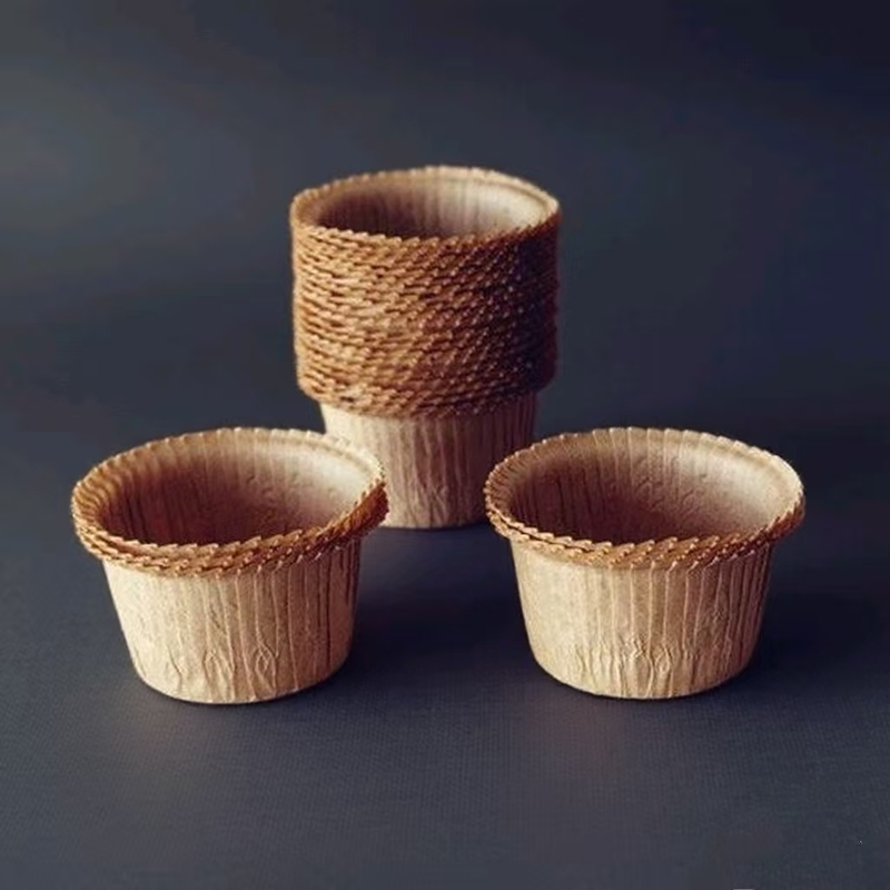 Baking Paper Cups, Muffin Cups, Cake Paper Cups, Thickened Rolled Edge Large Basque Oil-Proof Paper Cups, Paper Holders