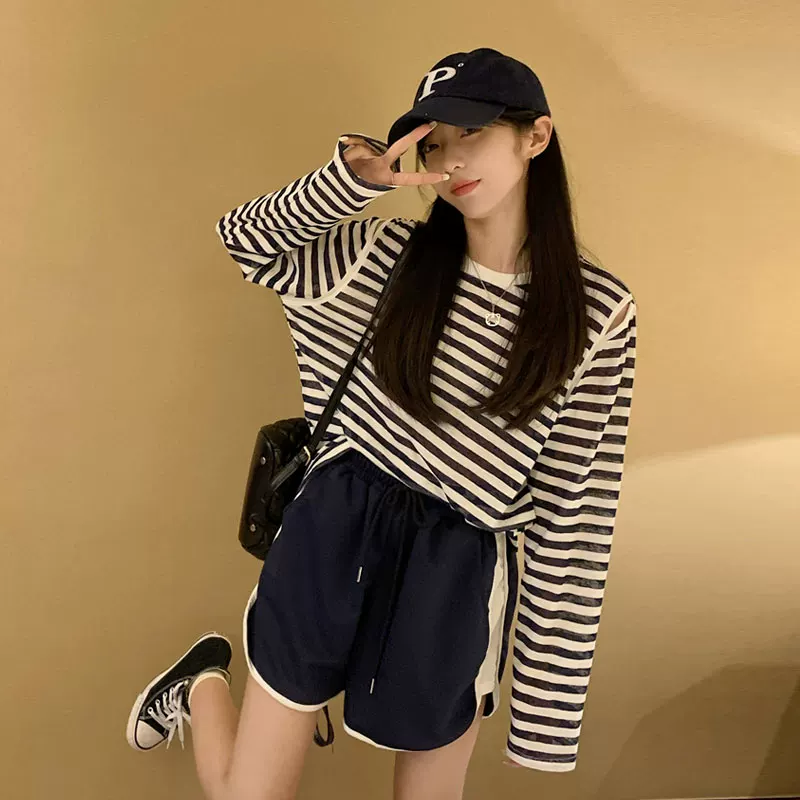 Тайджер? Wait: The input starts with 'Tide' likely brand. Should translate staying meaning: Tide, summer thin design long-sleeve, oversize, sun protection, trend of season