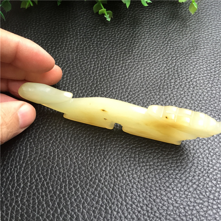 Antique Linh Tinh Ngọc Rồng Khắc Handmade Ngọc Hollow Thương Hiệu Mặt Dây Chuyền Mặt Dây Chuyền Xử Lý Cao Cổ Jade Old Jade vòng tay ngọc bích
