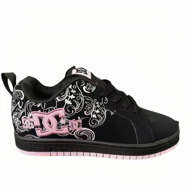 2025 New Dc Sneakers for Men and Women, Fashionable Trendy White Shoes, Thick Tongue Loafers, Couple Casual Skateboard Shoes