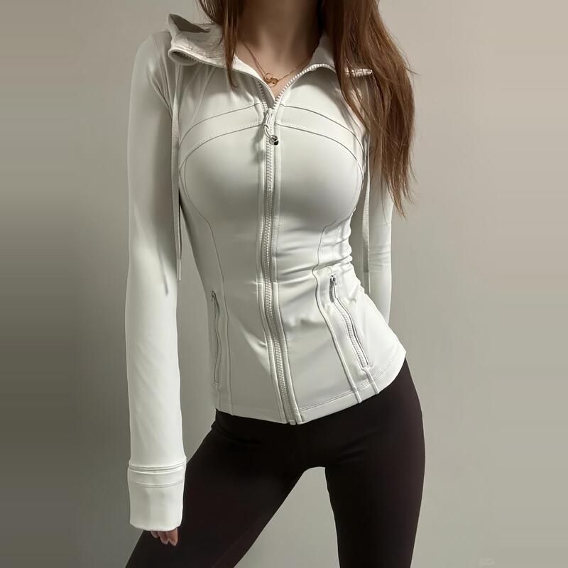 2025 New Spring and Autumn Yoga Wear for Women Defin Top Hoodie Fitness Sports