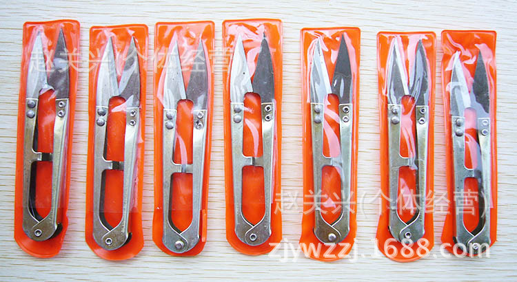 Kéo kéo các nhà sản xuất công cụ U-stitch sợi kéo cắt chủ đề khâu chữ U vàng - Công cụ & phụ kiện Cross-stitch bán tranh thêu chữ thập online