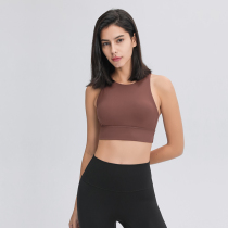 Gather wrap shockproof yoga bra professional high-intensity sports vest quick-dry jogging fitness underwear with chest pad