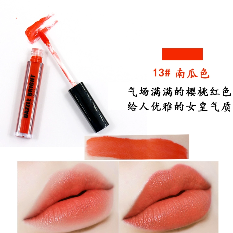 9.9 Miễn phí vận chuyển Penifan Little Monster Lip Gloss Matte Lip Gloss Dưỡng ẩm lâu, không dễ bám, không dễ xuống màu - Son bóng / Liquid Rouge