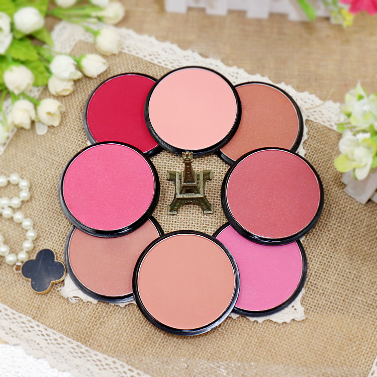 9.9 nhân dân tệ blush matte pearlescent blush powder rõ ràng nude trang điểm trang điểm công suất sửa chữa tự nhiên rosy lâu dài bảng má kryolan