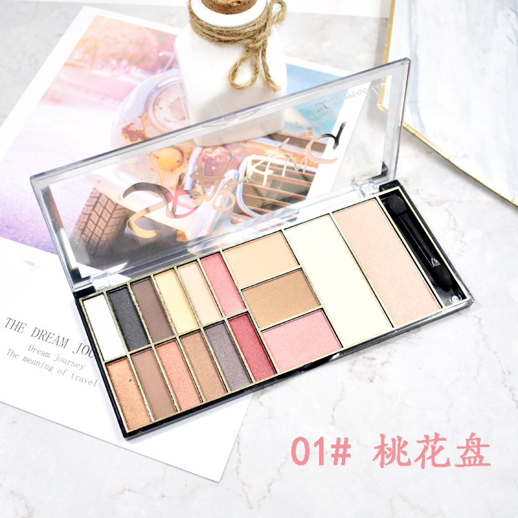 Bộ trang điểm mắt 9,9 包邮 17 bộ phấn mắt dành cho người mới bắt đầu không nở rộ. - Bộ sưu tập trang điểm phấn mắt dikalu