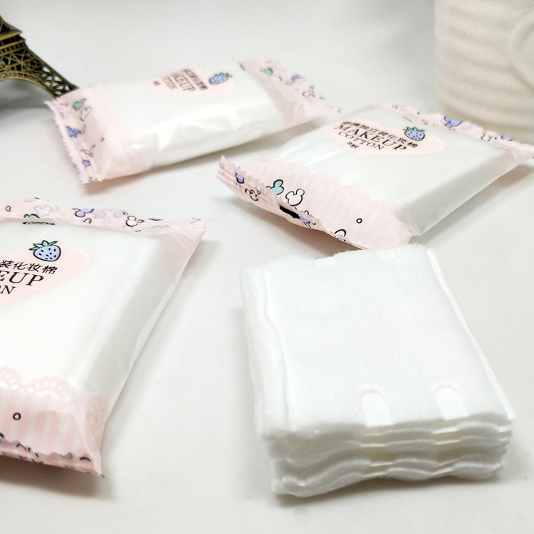9,9 包邮 bông tẩy trang bông tẩy trang bông mặt hai mặt có tác dụng rửa mềm phần dày dụng cụ trang điểm cầm tay - Các công cụ làm đẹp khác miếng dán kích mí