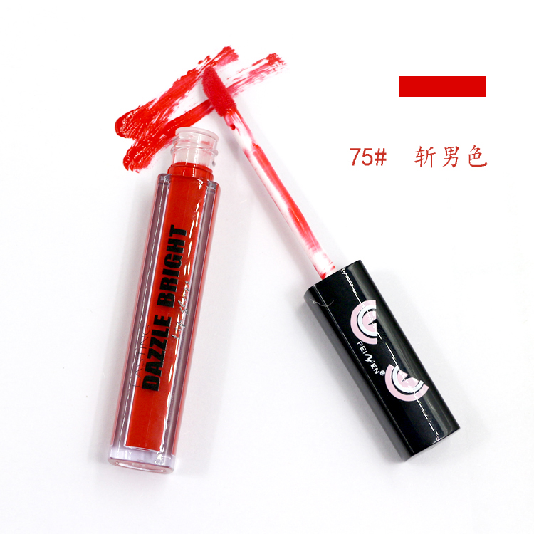 9.9 nhỏ quái vật matte nhung sương mù lip men lip gloss không dính cup không thấm nước không đánh dấu lâu dài son bóng 	son bóng không màu romand	