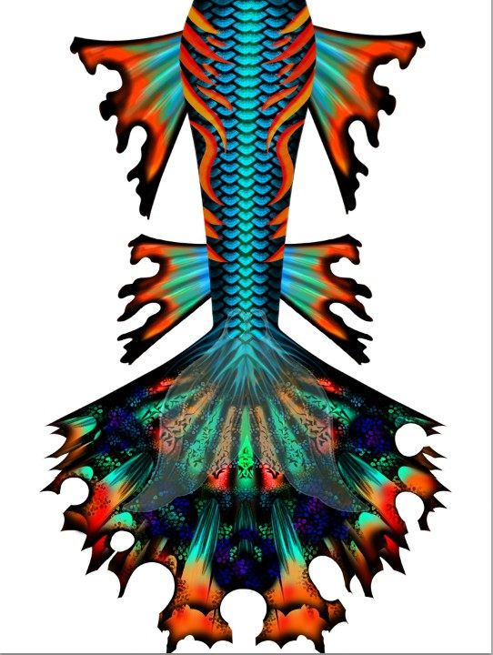 Mermaid dress super large mermaid tail