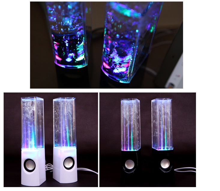 Creative Mini Fountain Water Dance Speaker for Notebook, Mobile Phone, Desktop Computer, Small Speaker, Subwoofer, Colorful Lights Creative Mini Fountain Water Dance Speaker for Notebook, Mobile Phone, Desktop Computer, Small Speaker, Subwoofer, Colorful Lights