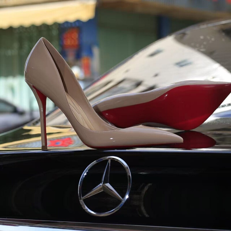 All-Inclusive Pointed-Toe Shallow Nude High Heels for Women 2026 New Style, Elegant, High-End, Comfortable, Stunning, Pure and Alluring with Red Soles All-Inclusive Pointed-Toe Shallow Nude High Heels for Women 2026 New Style, Elegant, High-End, Comfortable, Stunning, Pure and Alluring with Red Soles