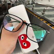 Alen Little Red Riding Book with Business Polygon Large Frame Leisure Wind Men's Frame Ultra Light Men with Myopic Lens