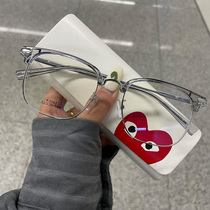 Alen Little Red Book Blowing Crow Men Business Leisure Wind Female eyebrow frame can process myopia mirror male