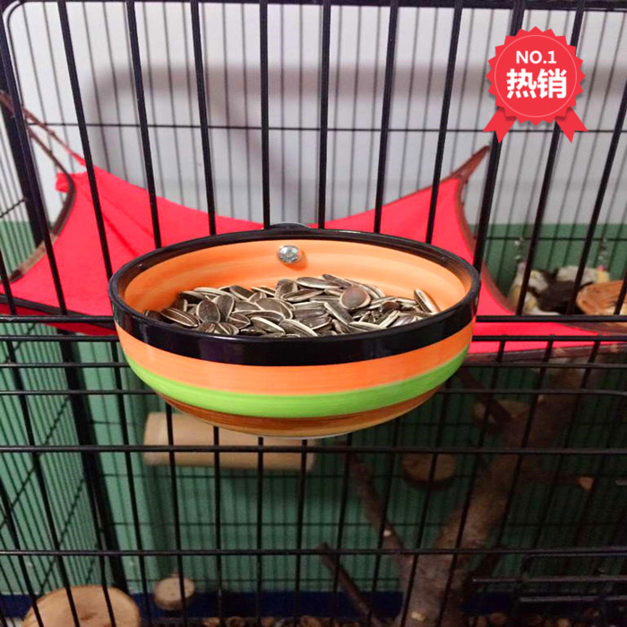 Totoro Squirrel Guinea Pig Ceramic Mini Hedgehog Rabbit Parrot Ceramic Food Basin Anti-bite Food Basin