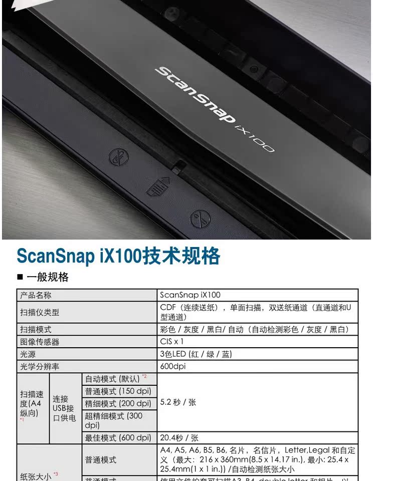 Máy quét cầm tay Fujitsu iX100 với máy quét tài liệu tốc độ cao Wi-Fi máy scan tài liệu