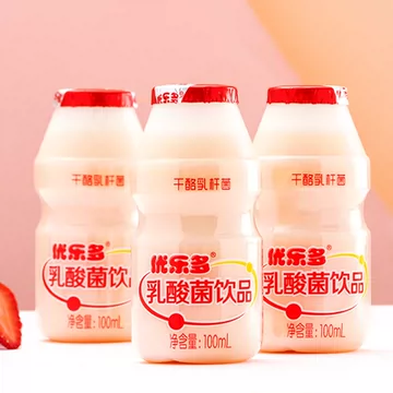 优乐多原味乳酸菌饮品100ml*20瓶