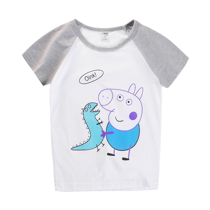 Đặc biệt hàng ngày trẻ em ngắn tay t- shirt mẫu giáo quần áo lớp mùa hè quần áo trẻ em quần áo trẻ em trai và trẻ em gái nửa tay bông mùa hè áo phông thu đông bé gái đẹp