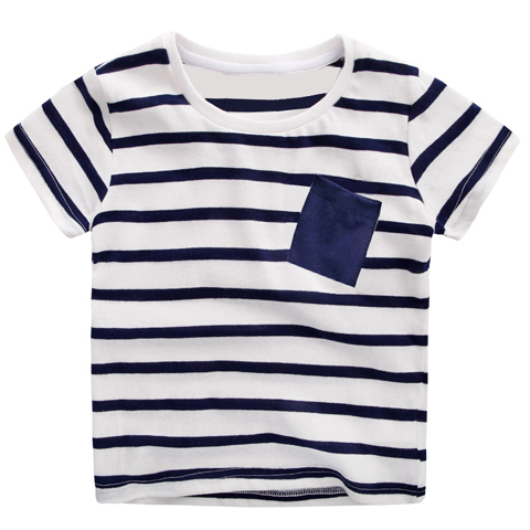 Quần áo trẻ em 17 năm mới chàng trai và cô gái vòng cổ t-shirt cậu bé T-Shirt nửa tay áo sơ mi trẻ em đáy quần áo triều thời trang bé trai