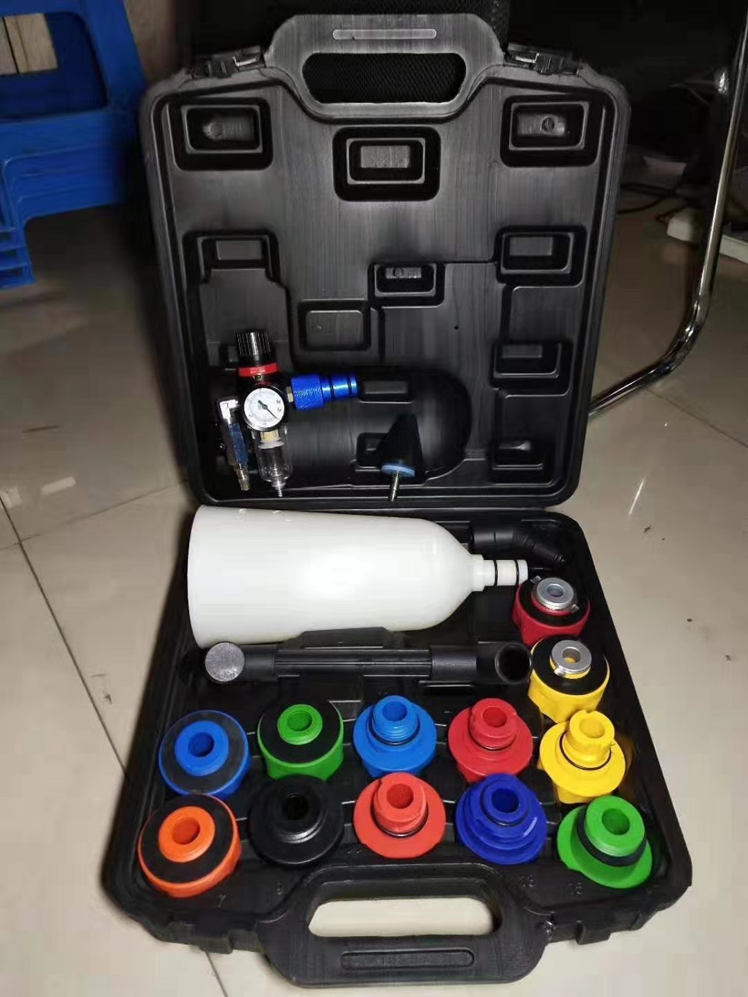 Special tool depth maintenance kit for oil and gas residual oil coolant