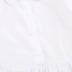 Áo sơ mi nữ đại dương 2018 Thu mới Áo trắng Hàn Quốc Trẻ em Váy dài Áo cotton 1-8 Năm