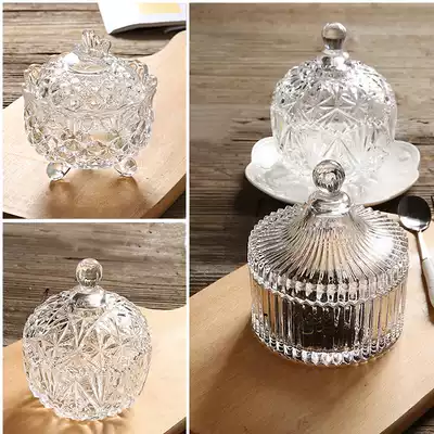 European style retro glaze candy jar storage jar dry fruit jar gift creative home decoration utensils handware box
