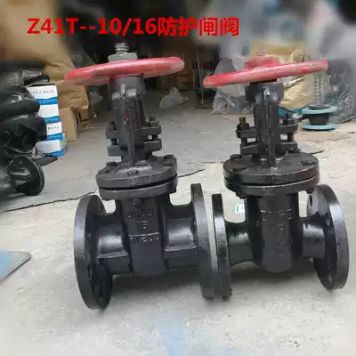 Open rod gate valve Z41T-16 flange iron rod copper core gate valve guard gate valve water valve DN40 50 65 80