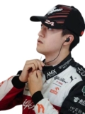 Новая команда F1 Racing Alpha Romeo Team Zhou Guanyu Tyme Hat Racing Suit изгибается вдоль бейсболки