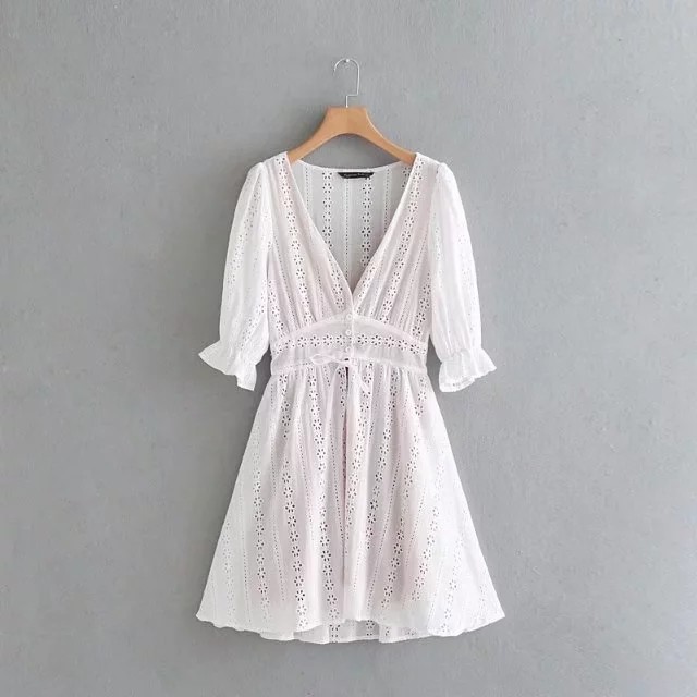 mid sleeve summer dresses