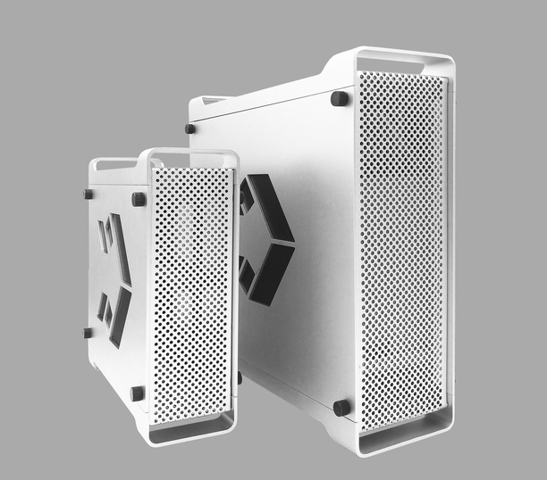 Cool fish G5 all aluminum mini case desktop computer game desktop case unique 1U power supply small case