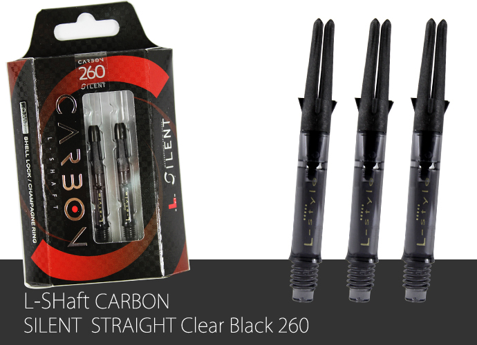 Nhật Bản L-SHAFT CARBON SILENT Carbon Xoay Cánh cố định Thanh phi tiêu Đen - Darts / Table football / Giải trí trong nhà bảng phóng phi tiêu nam châm