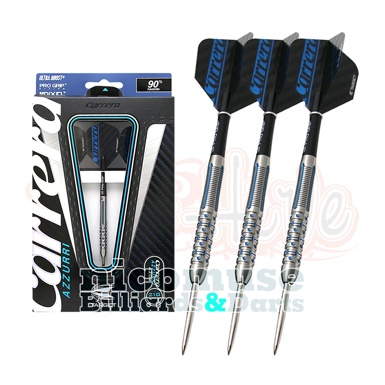 New British TARGET CARRERA AZZURRI AZ02 STEEL TIP Hard Tungsten Darts