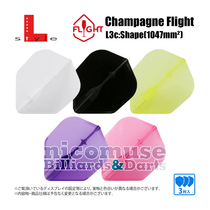 L-Style L-Flight EZ L3 Shape] Comes with champagne ring Air fixed dart blade L3 Type