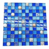 Хрустальная стеклянная раковина мозаичная плитка телевизор Фон Стена Кассир канал канал ванная комната ванная комната