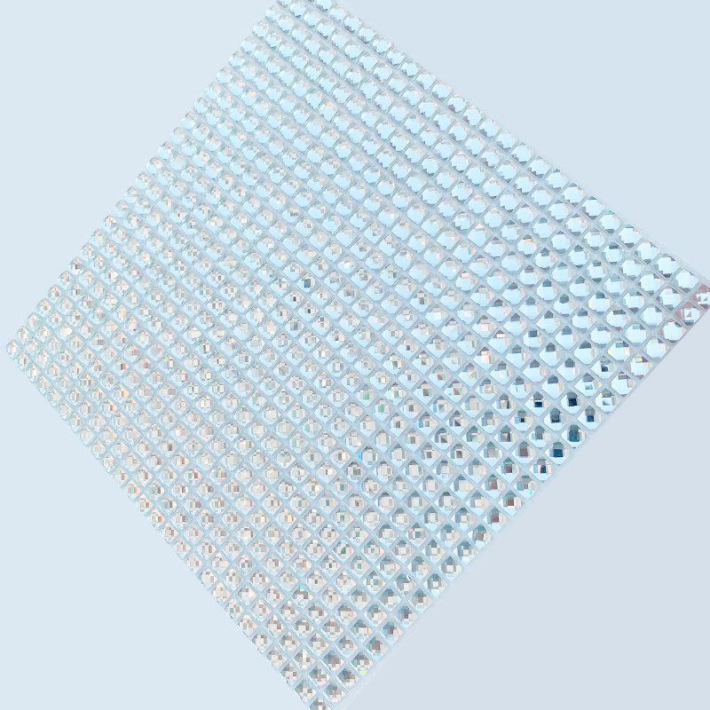 1 cm grain 13 face crystal glass mosaic tile TV background wall flash drilling wall stickling silver counter self-sticking