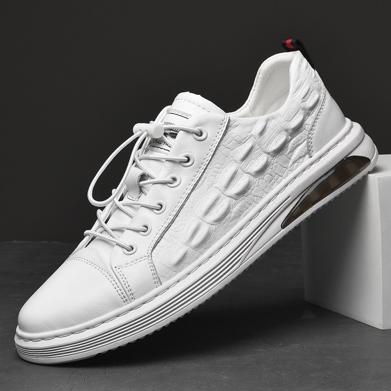 Male shoes 2022 new white slap shoes male casual shoes genuine white shoes small white shoes small original shoes male tide shoes