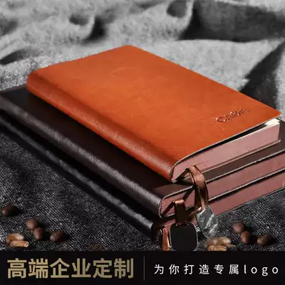 Business B5 soft leather notebook A5 retro this A6 small notebook cover custom printed LOGO