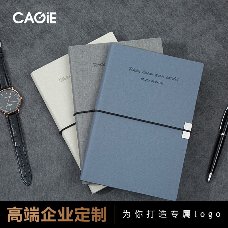 A5 Brief Business Working Days Remember This Personality Creative Hard Face Strap Exam notebook Art notepad Custom
