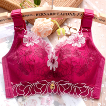 Lace embroidered small breasted woman with large underwear no steel ring to woo adjusted bra to receive subbreast milk thin bra with large size bra