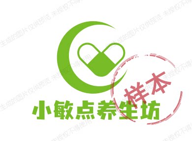 小敏点养生坊的LOGO